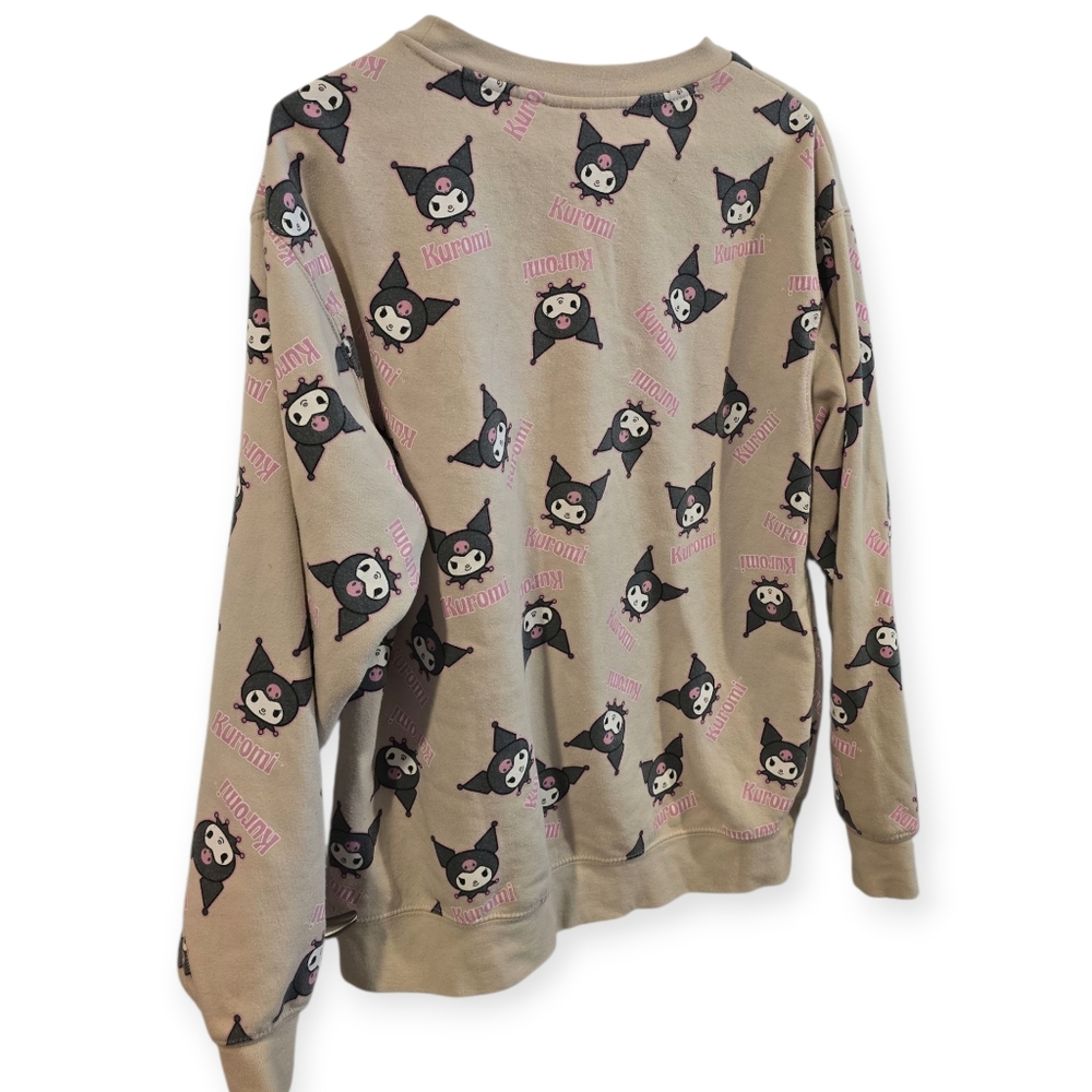 SANRIO Oversized Kuromi Sweatshirt Size Medium - Picture 4 of 7